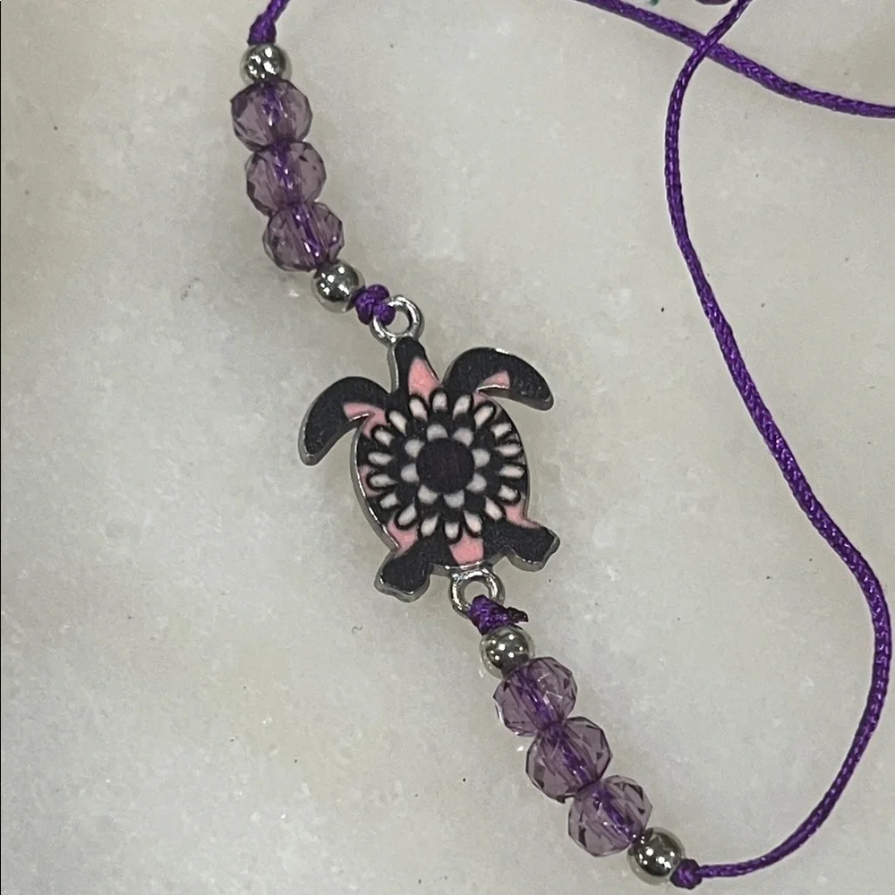 Handmade charming purple